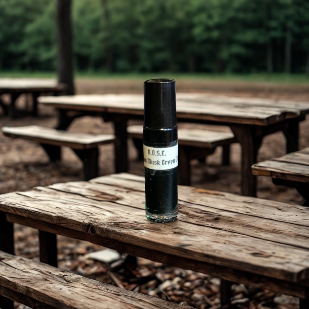 African Musk: Green (M) 1/3 Oz Roll On Fragrance Oil